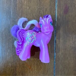 My Little Pony G3 Pink Translucent Flower Pony Figure Hasbro 2000s Vintage 3 In